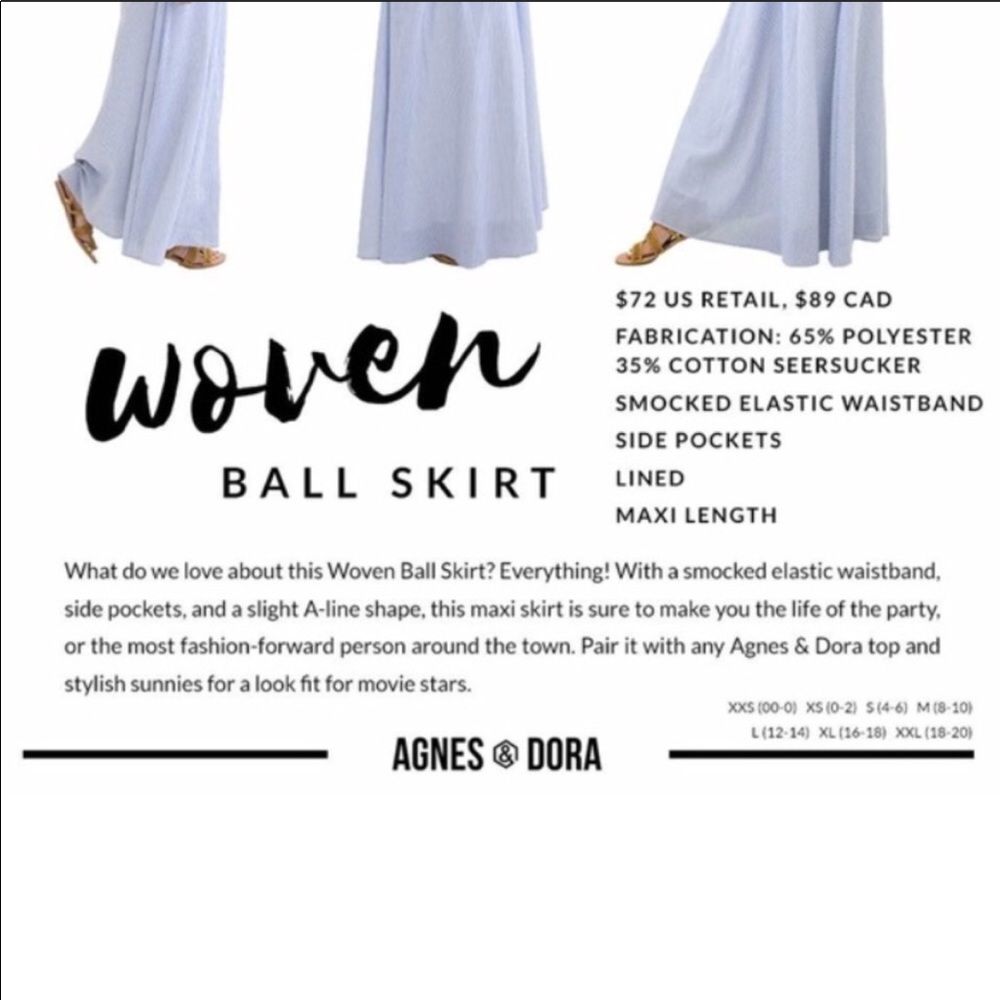 Agnes & Dora Ball Skirt NWT - Picture 3 of 4